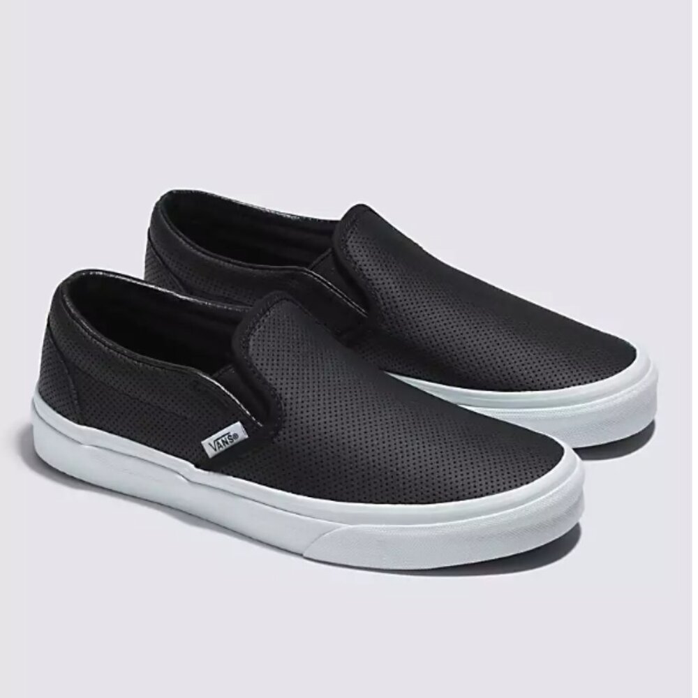 Vans Slip-On Perf Leather Shoe - 6 Men/7.5 Women